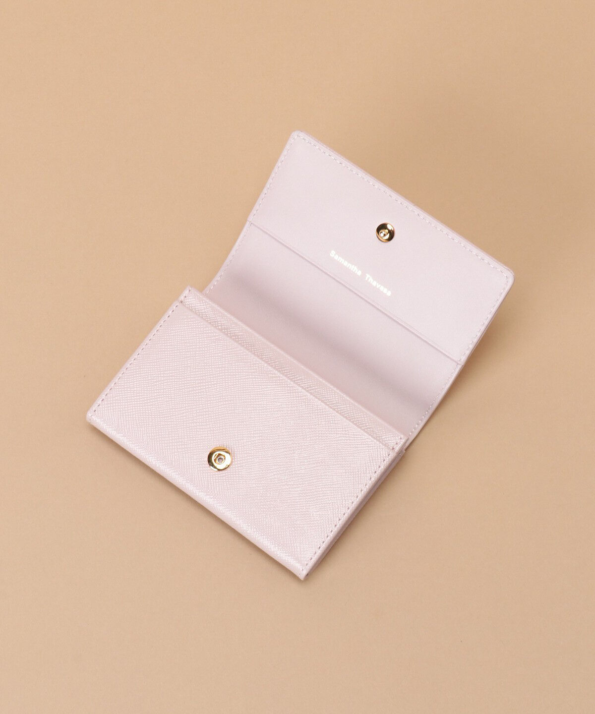 Samantha Thavasa「ラメレザービジュー カードケース」|名刺入れ・カードケース|