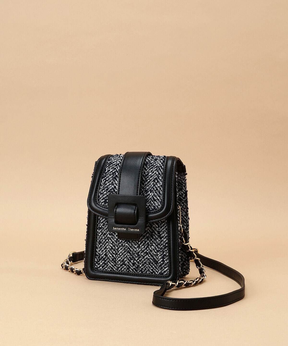 Samantha Thavasa「ツイードショルダーバッグ　縦型」|ショルダー・メッセンジャー|