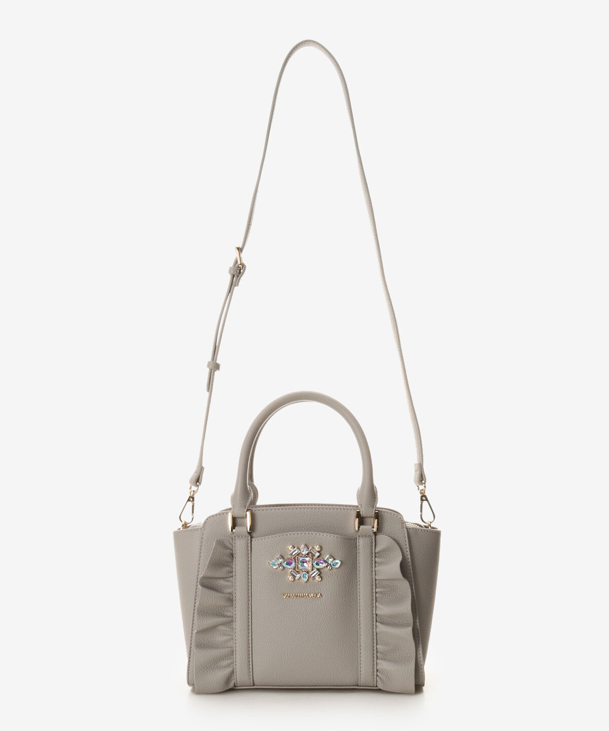 Samantha Vega「ビジューフリルハンドバック」|ハンドバッグ|