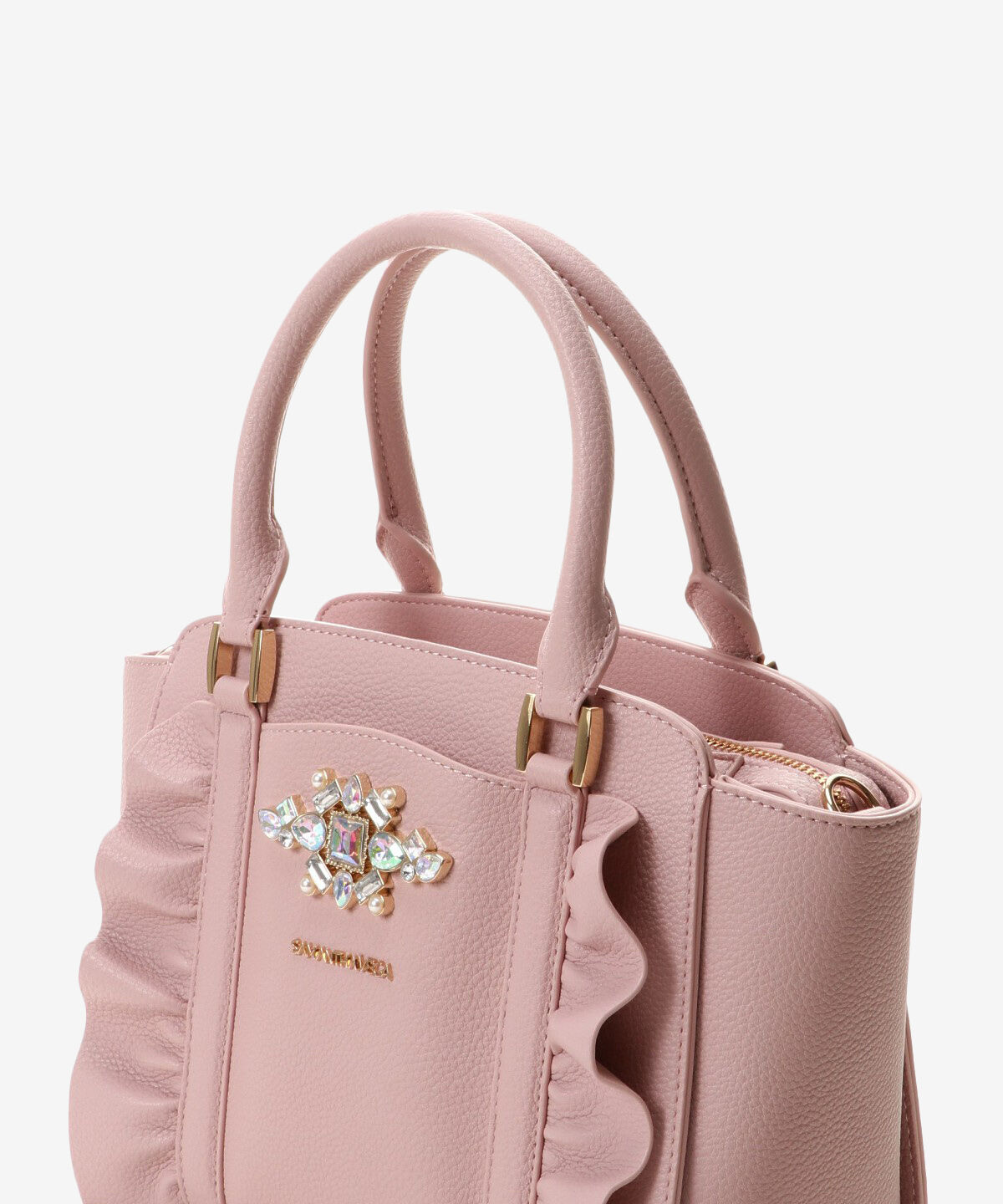 Samantha Vega「ビジューフリルハンドバック」|ハンドバッグ|