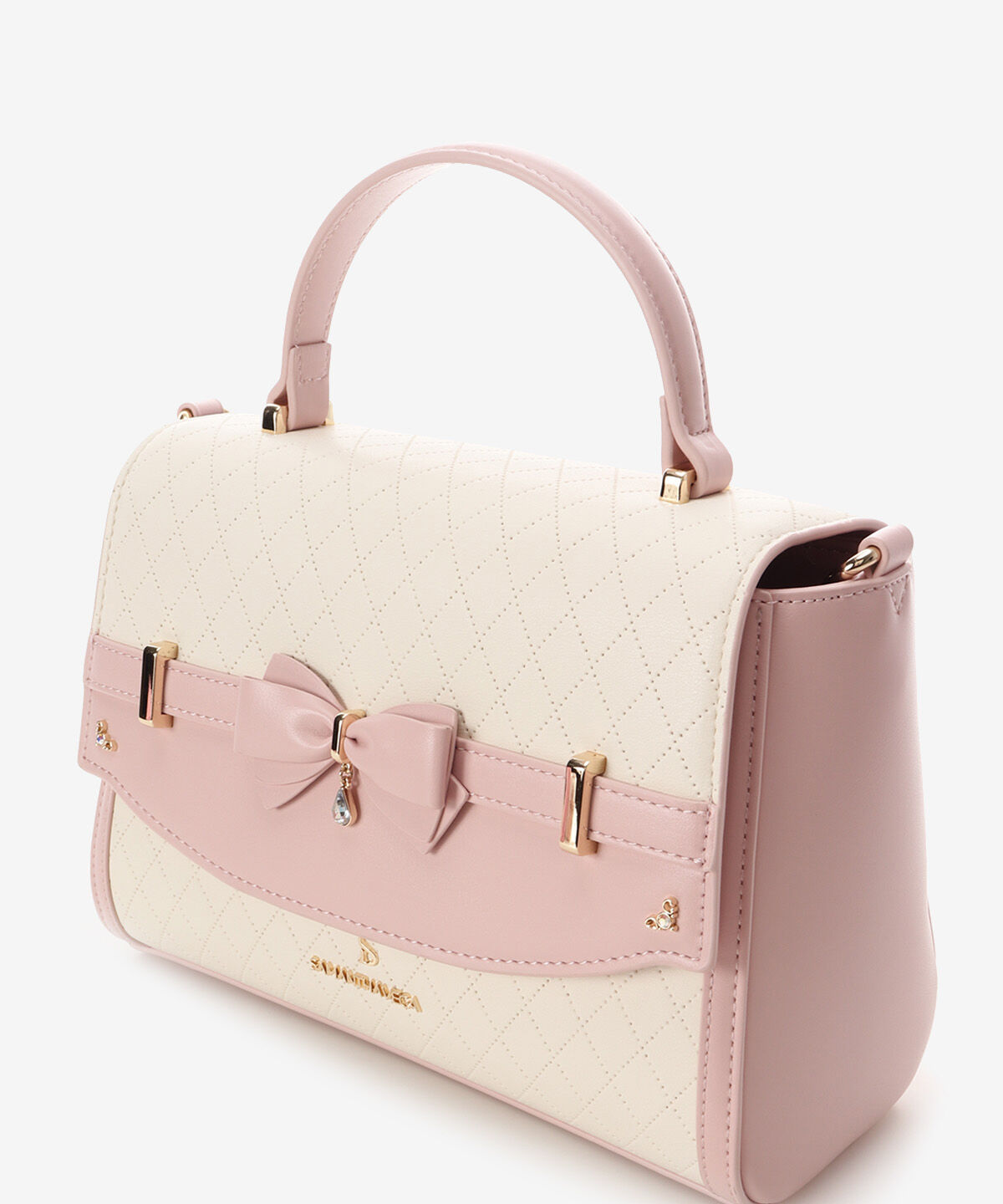 Samantha Vega「キルティングアクセントリボンショルダーバッグ」|ショルダー・メッセンジャー|