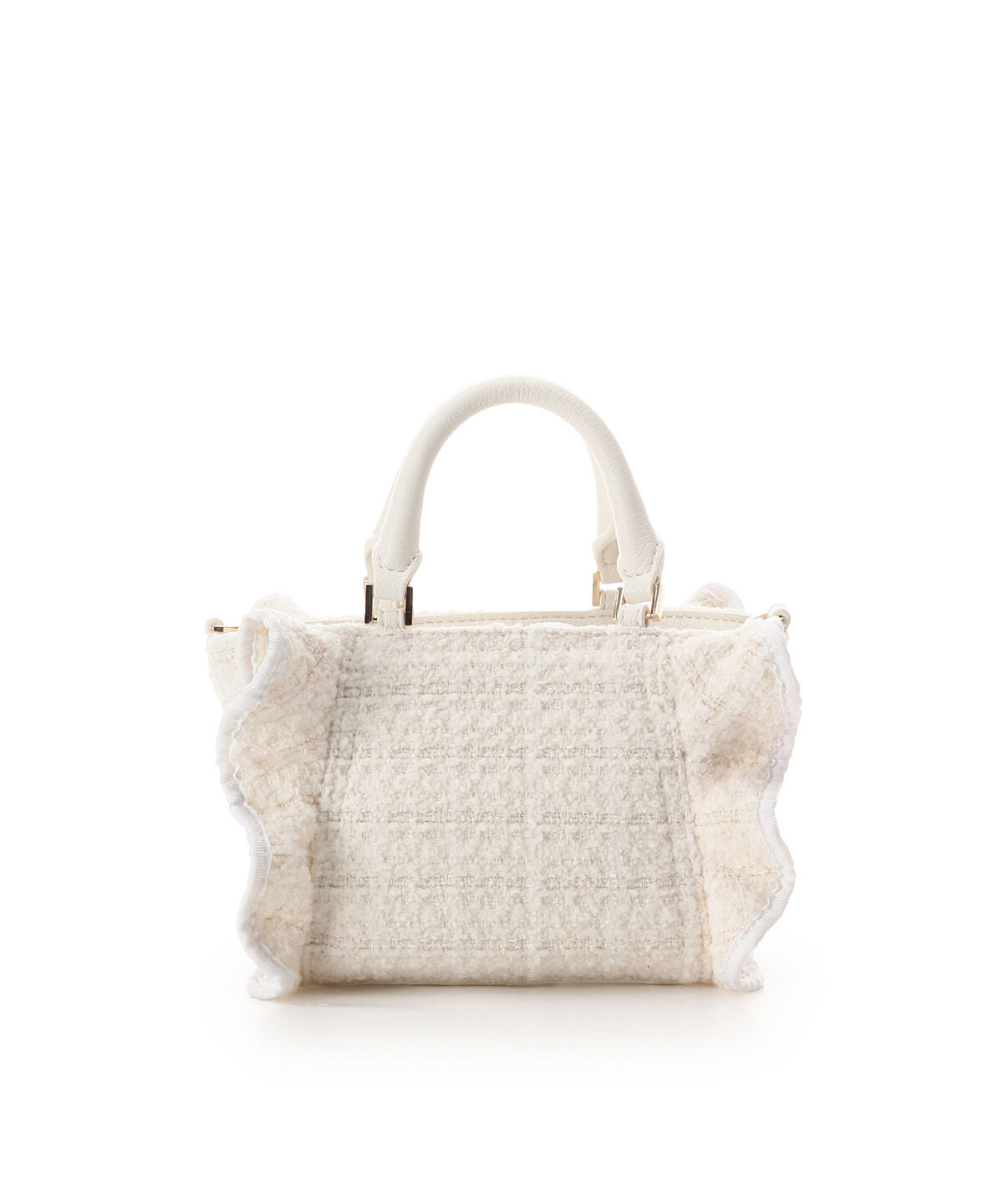 Samantha Vega「ツイードフリルミニショルダーバッグ」|ショルダー・メッセンジャー|