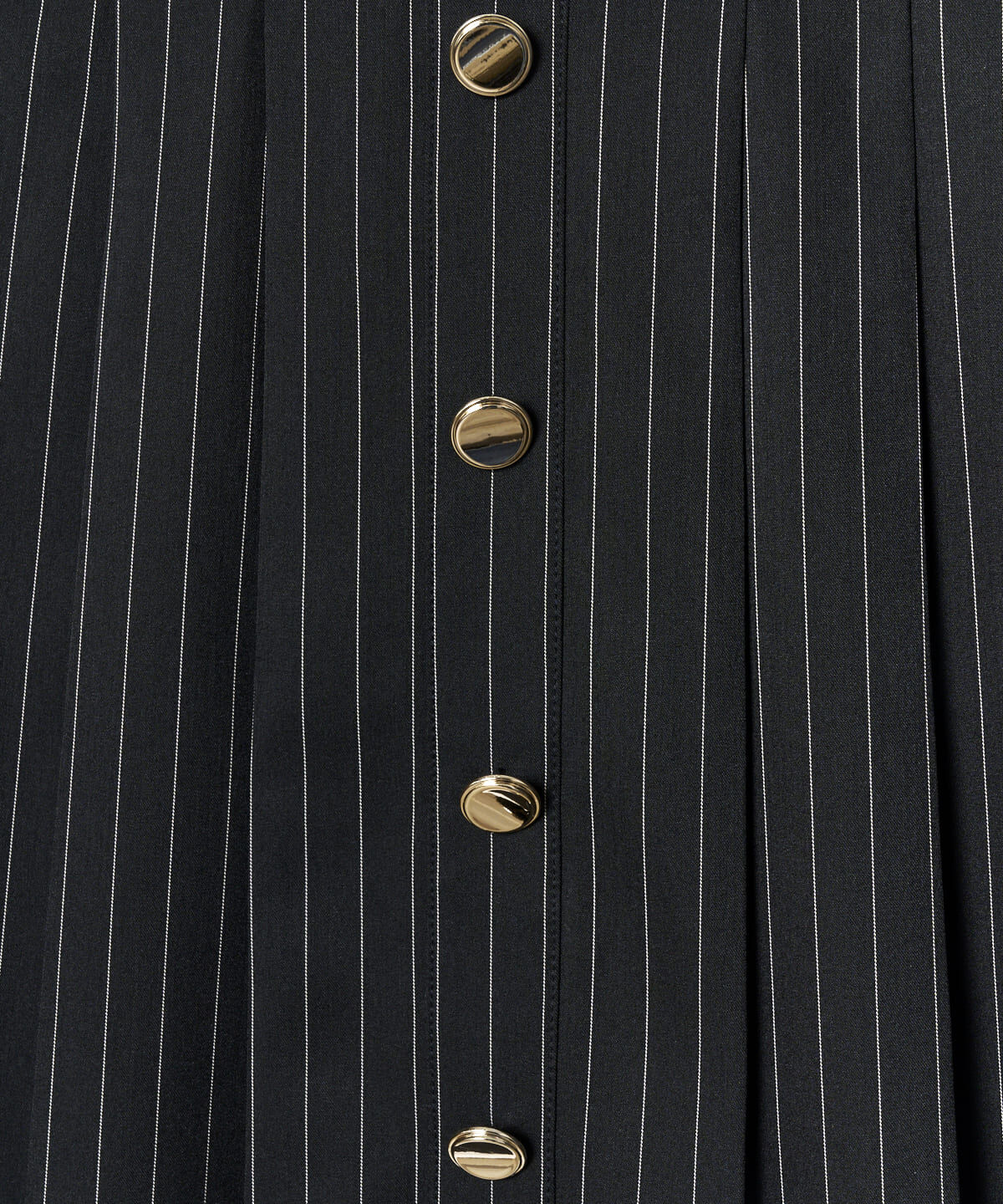 REDYAZEL「フロントボタンプリーツミニスカート」|台形|