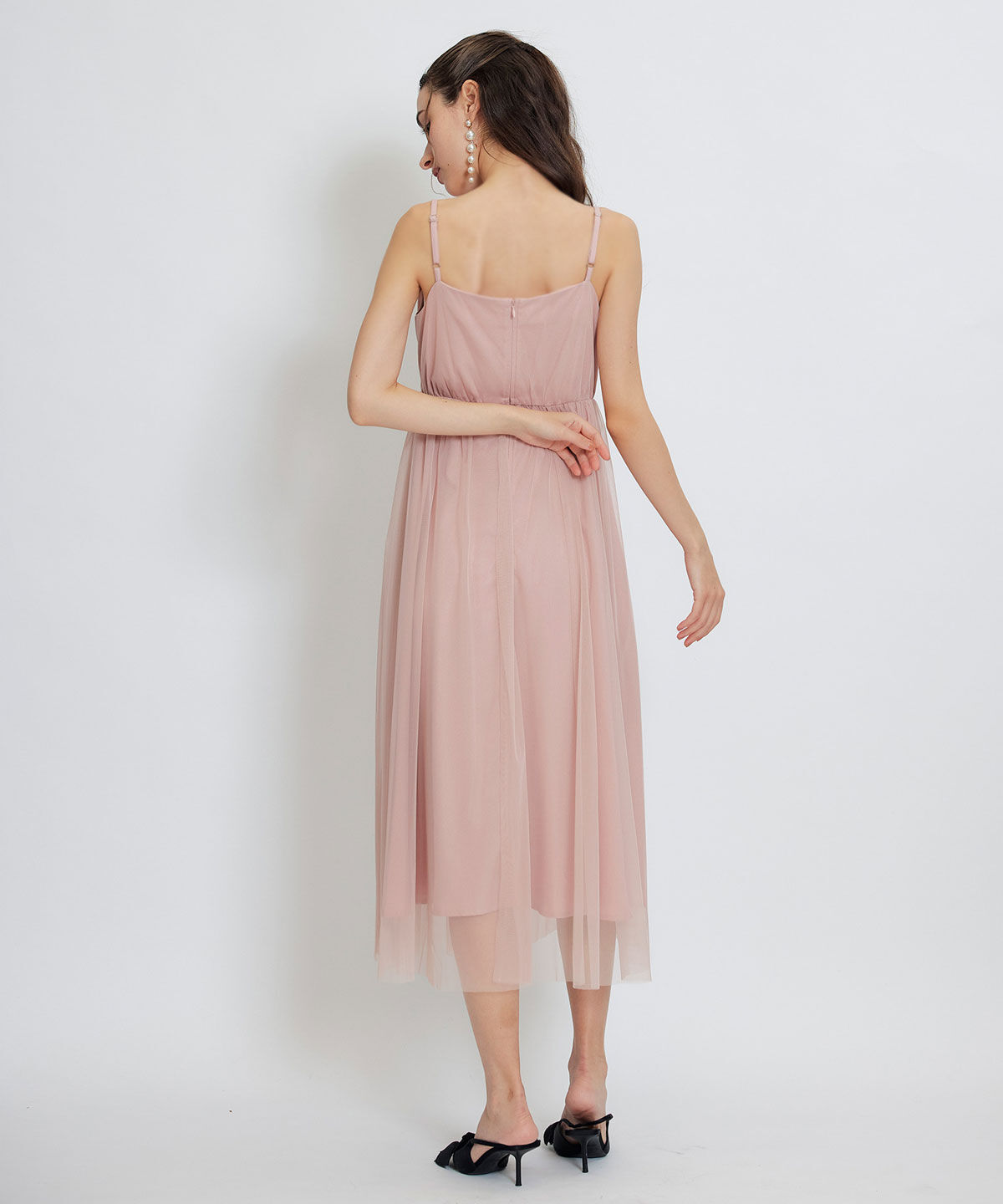 REDYAZEL「チュールフリルブラウス&times;キャミワンピースドレス」|ドレス|