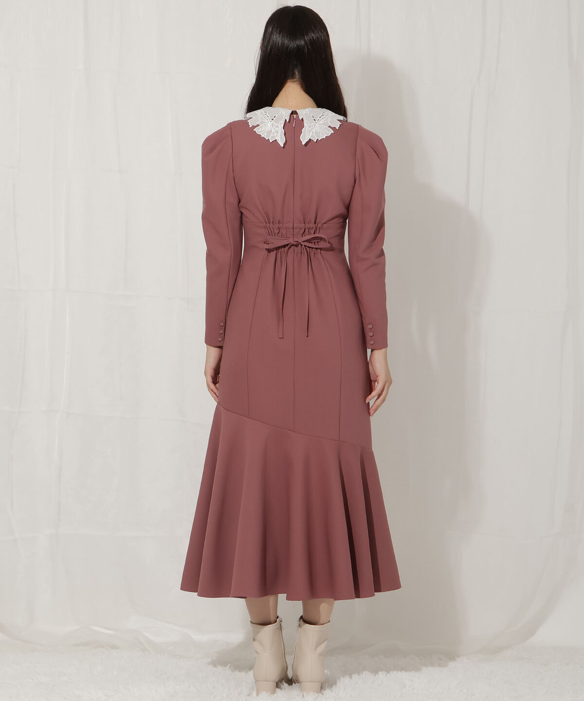 WILLSELECTION「レースカラーマーメイドワンピース」|ワンピース|