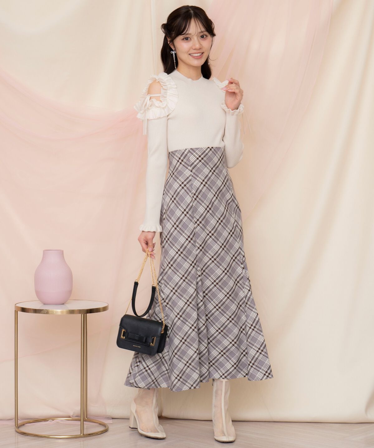 WILLSELECTION「ハイウエストマーメイドスカート」|フレア|