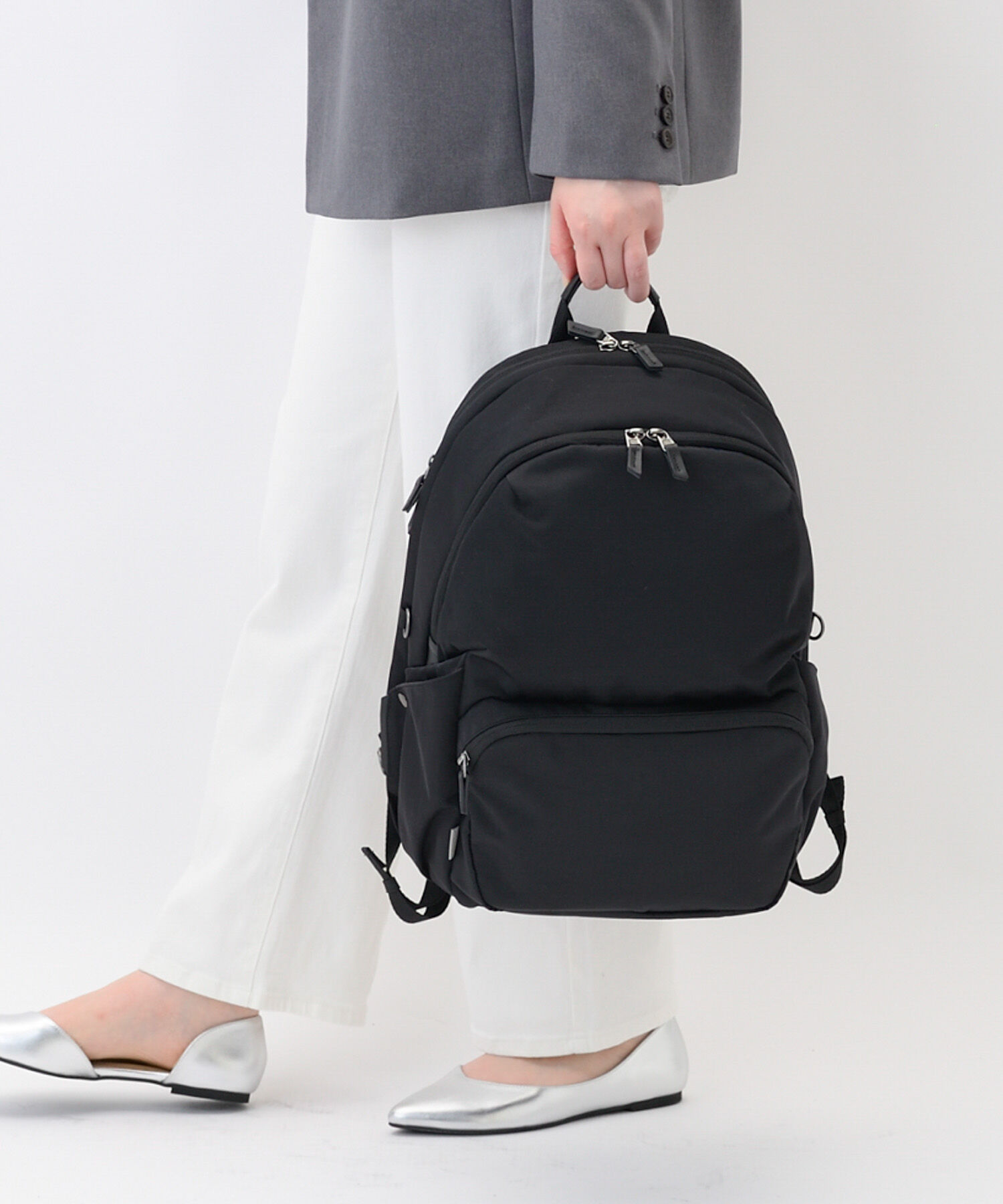  「W&.Day/Night ポッケスアプト ラウンドリュック A4サイズ 14.0インチPC収納 20221」|リュック|