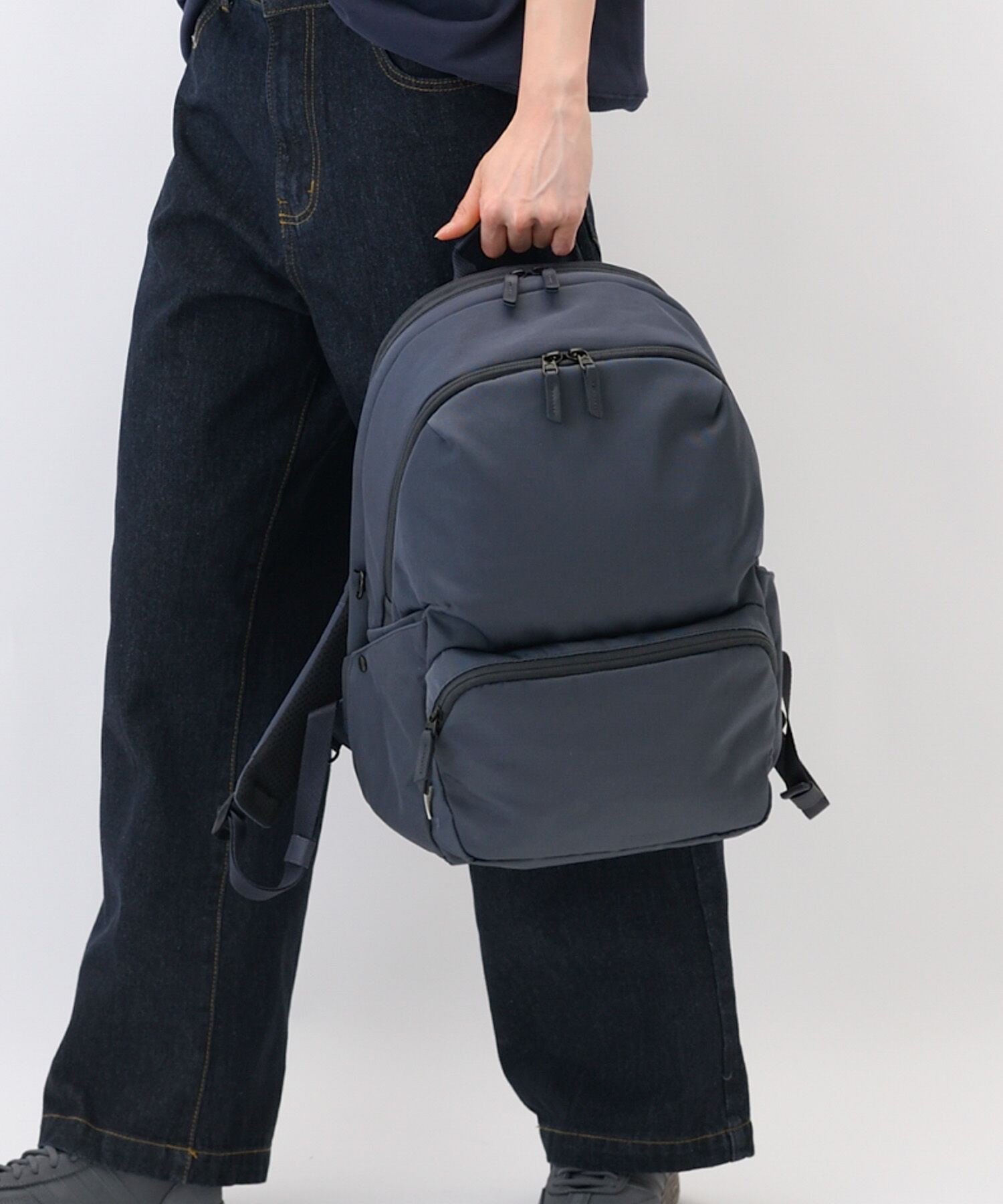  「W&.Day/Night ポッケスアプト ラウンドリュック A4サイズ 14.0インチPC収納 20221」|リュック|