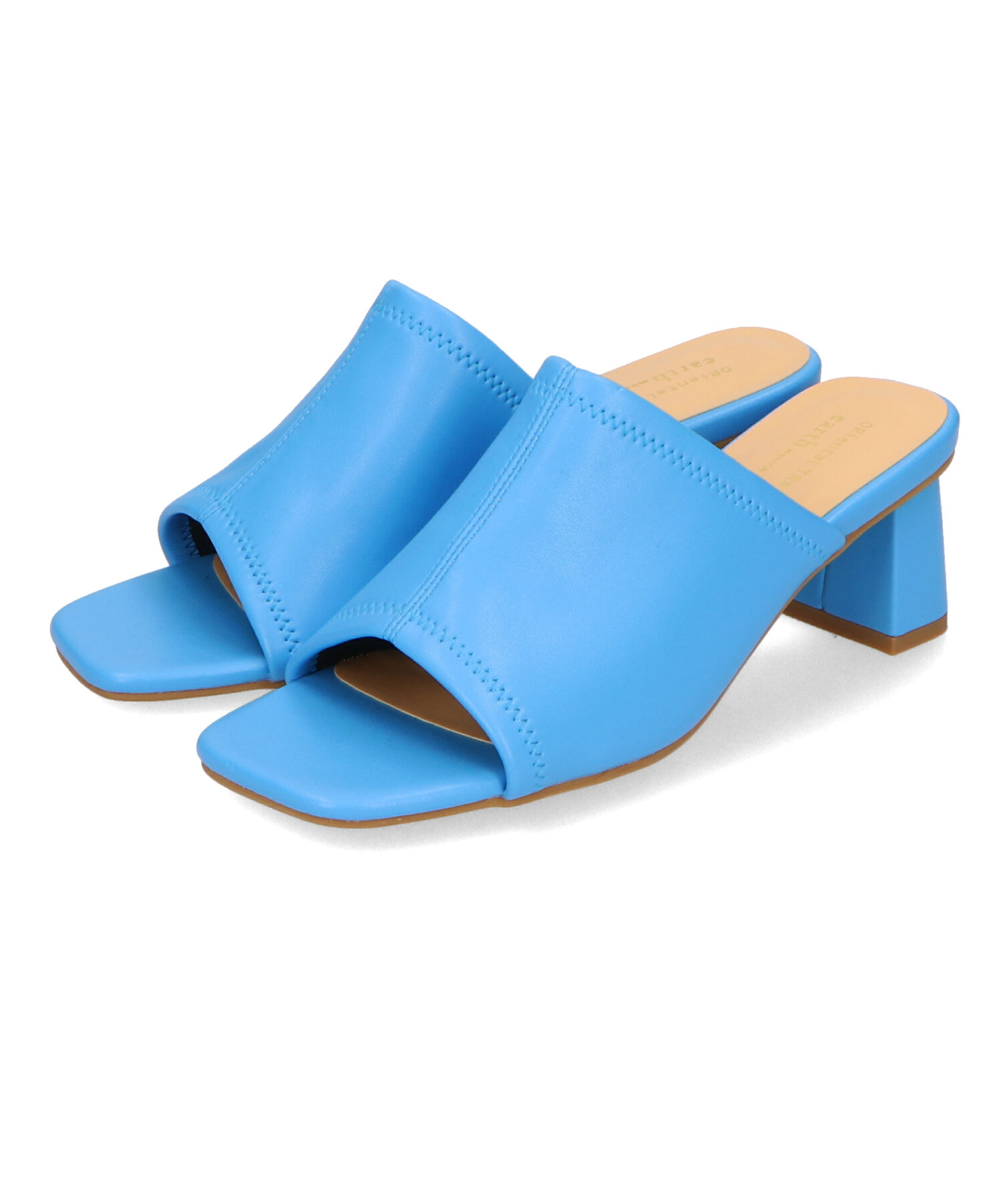 ORiental TRaffic「【アウトレット価格】ヒールミュールサンダル/31280」|サンダル|BLUE