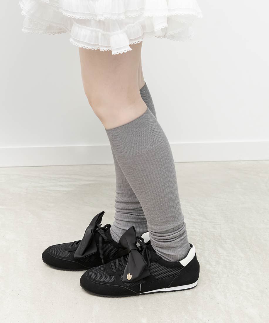  「2WAY サテンリボンロープロファイルスニーカー」|スニーカー|