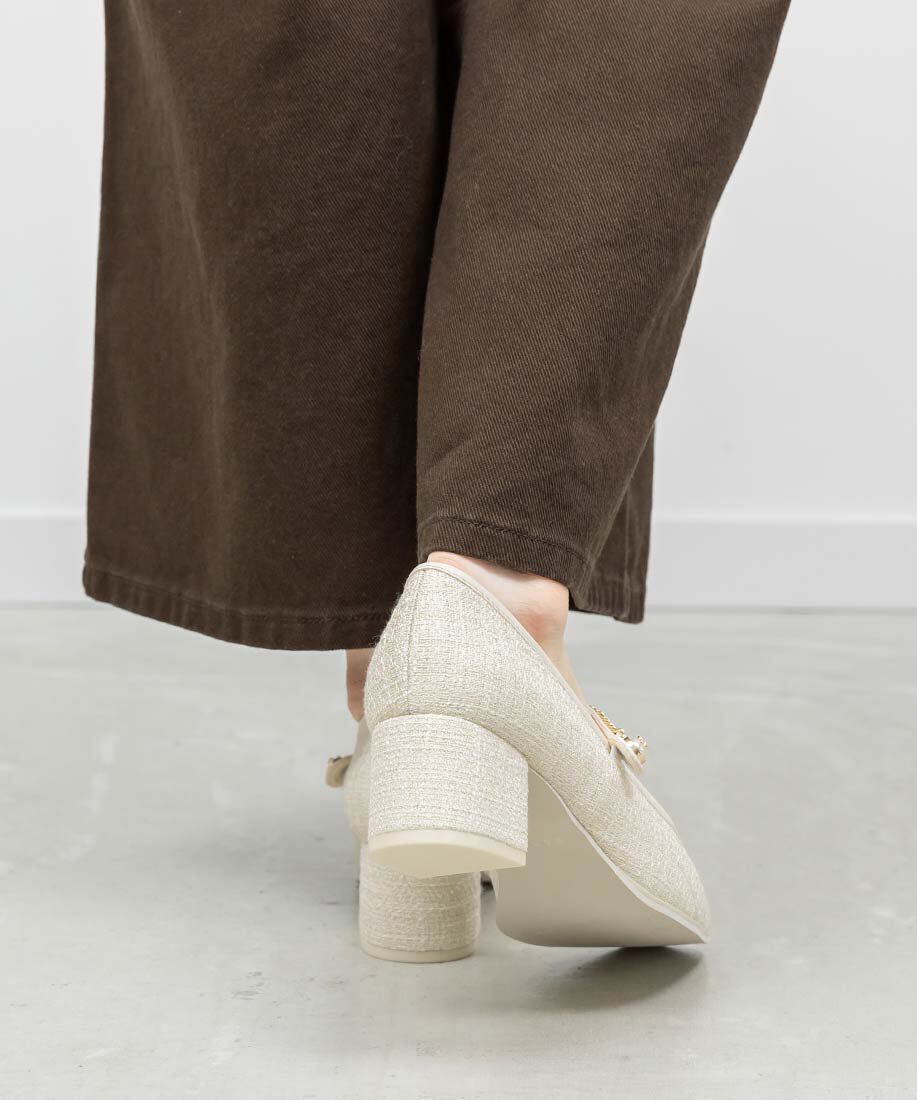  「チェーンストラップメリージェーンパンプス」|パンプス|