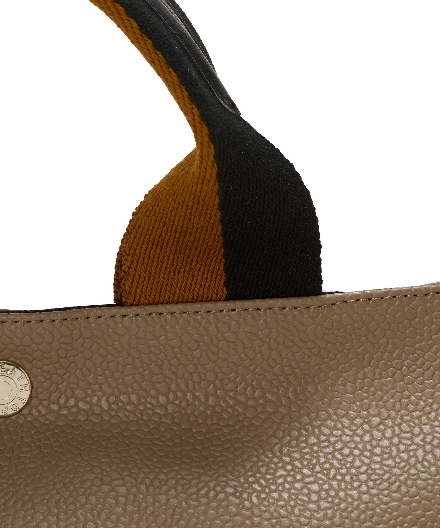 TOPKAPI BREATH「【Breath TOPKAPI】SCOTCH GRAIN スコッチグレイン プレーン バイカラーハンドル ミニ トートバッグ」|トートバッグ|