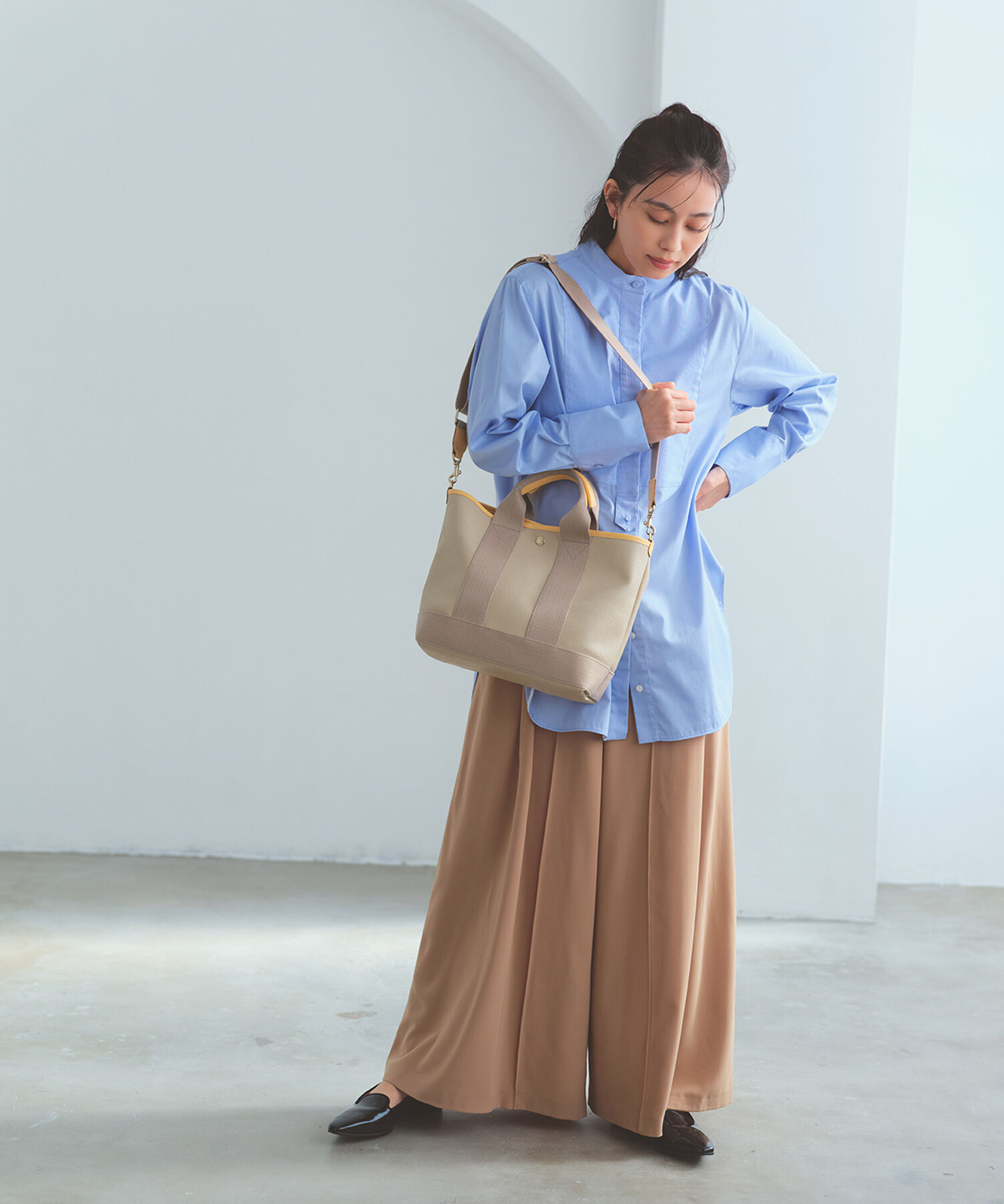 TOPKAPI BREATH「【Breath TOPKAPI】【26SS新色】SCOTCH GRAIN スコッチグレイントート バッグ M（ショルダー付き）」|トートバッグ|