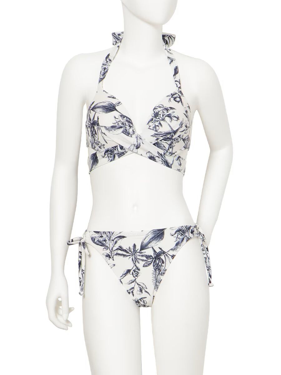 PEAK&PINE「【新作水着】ハーバルボタニカル柄クロッシーワイヤービキニ」|ビキニ|