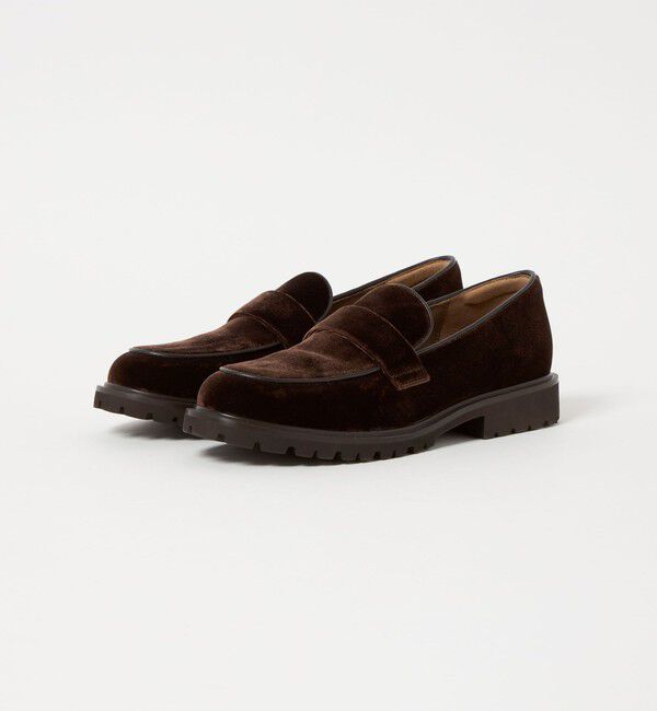 ODETTE E ODILE「ベルベットタンクローファー フラット30&uarr;」|ローファー|