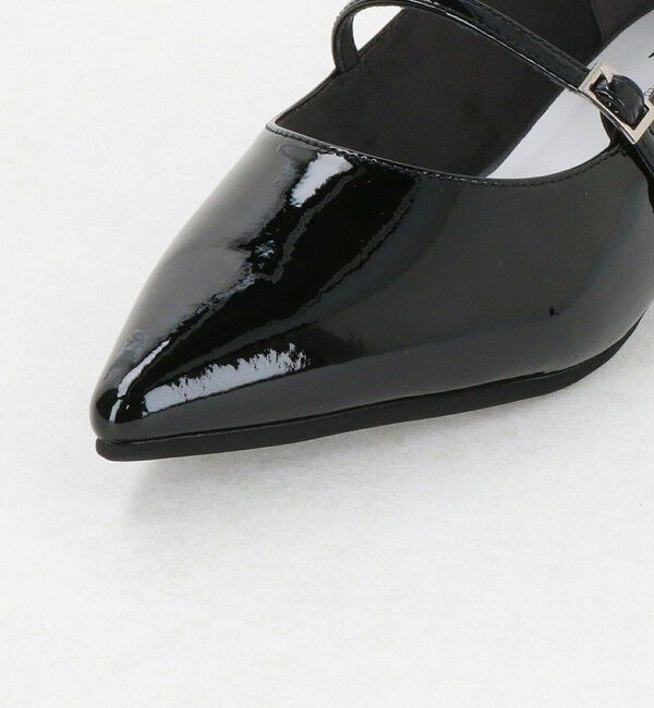 ODETTE E ODILE「＜SY＞ ポインテッド ダブルストラップ フラット15&uarr;」|パンプス|