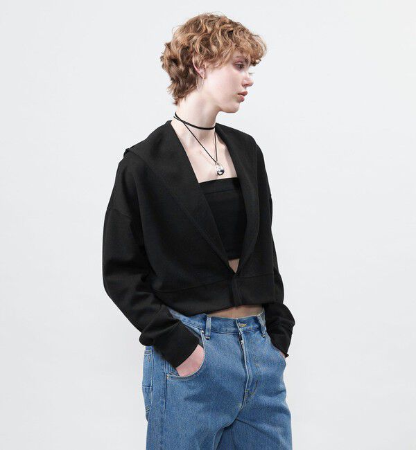 ASTRAET「＜ASTRAET＞ブークレー Vネック フーデッドパーカー」|パーカー|