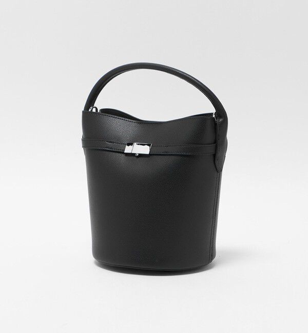 UNITED ARROWS「スクエアメタル バケットバッグ」|トートバッグ|