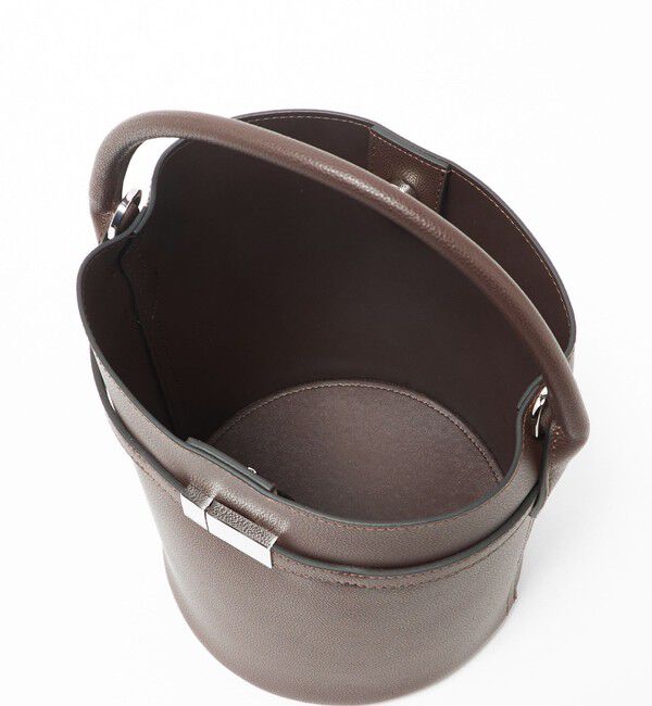 UNITED ARROWS「スクエアメタル バケットバッグ」|トートバッグ|