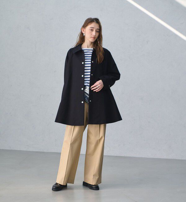 UNITED ARROWS「 Aライン ステンカラーコート」|ステンカラーコート|