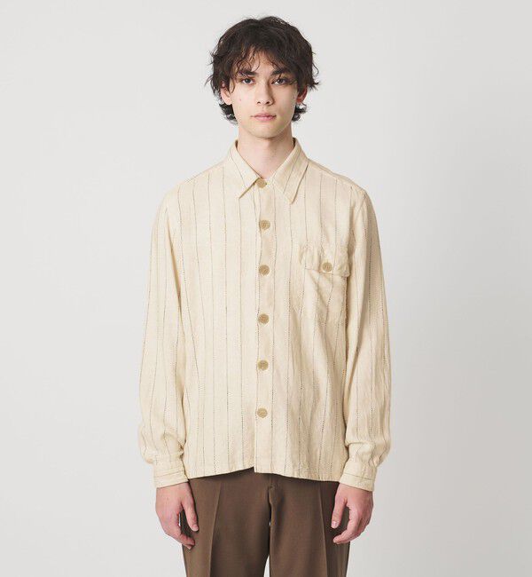 UNITED ARROWS「＜GUY ROVER＞ストライプ オーバー シャツ」|カーディガン|