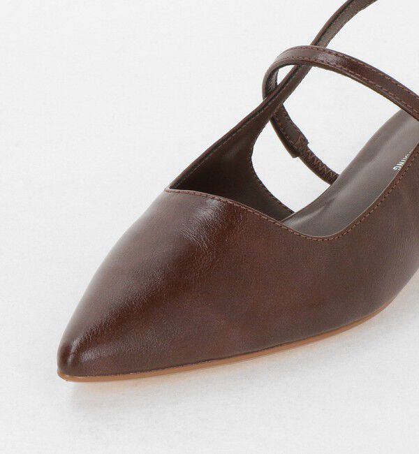UNITED ARROWS green label relaxing「ポインテッド ストラップ シューズ」|パンプス|