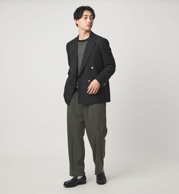 UNITED ARROWS green label relaxing「【別注】＜Dickies＞GLR TR 1プリーツ ワイドテーパード パンツ スラックス」|スラックス|