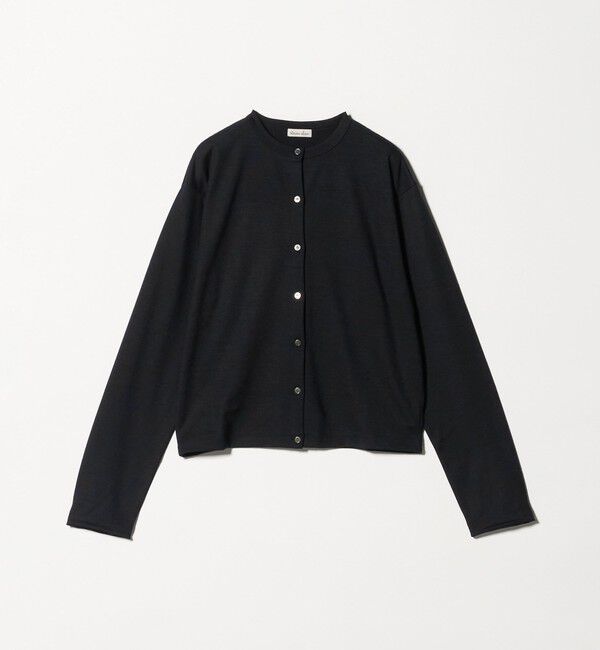 STEVEN ALAN「＜Steven Alan＞ウール ジャージー カーディガン」|カーディガン|BLACK