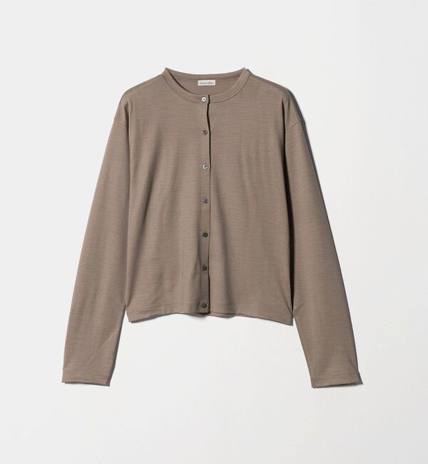 STEVEN ALAN「＜Steven Alan＞ウール ジャージー カーディガン」|カーディガン|MD.BROWN