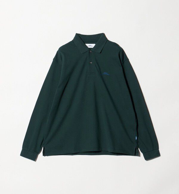 NICE WEATHER「＜NICE WEATHER＞ロゴ ロングスリーブ ポロシャツ」|Tシャツ・カットソー|DK.GREEN