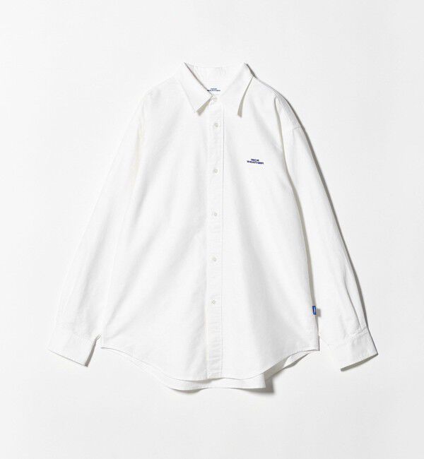 NICE WEATHER「＜NICE WEATHER＞OX ロゴシャツ」|シャツ・ブラウス|WHITE