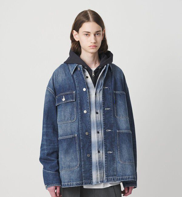 NICE WEATHER「＜NICE WEATHER＞デニムカバーオール」|その他|NAVY