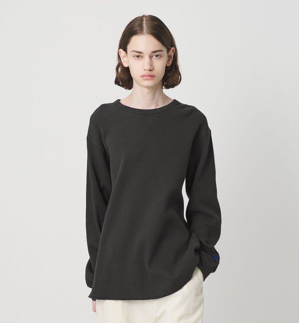 NICE WEATHER「＜NICE WEATHER＞ヘビーサーマル ロングスリーブ カットソー」|Tシャツ・カットソー|DK.GRAY