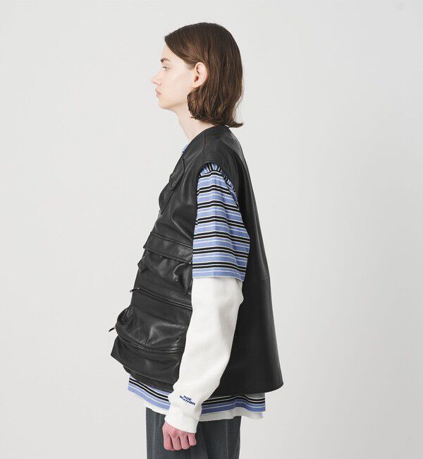 NICE WEATHER「＜NICE WEATHER＞シープレザー カメラベスト」|その他|