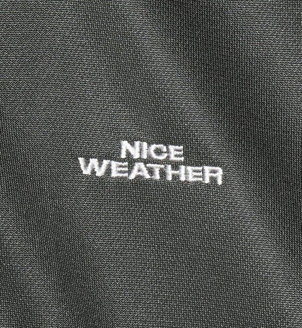 NICE WEATHER「＜NICE WEATHER＞ロゴ トラックブルゾン」|ブルゾン・スタジャン|