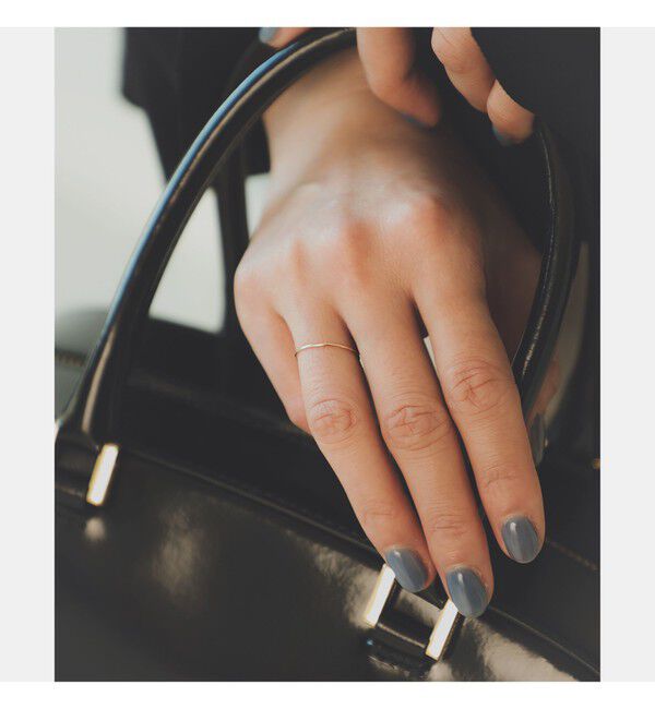 Demi-Luxe BEAMS 「les bon bon / K10 プレーン リング」|ネックレス|