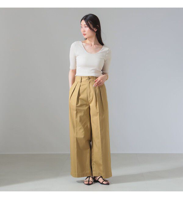 Demi-Luxe BEAMS 「丸胴 テレコ Tシャツ」|Tシャツ・カットソー|