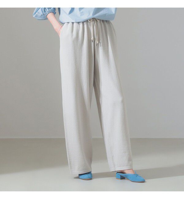 Demi-Luxe BEAMS 「【別注】WALENODE / パイル ストレートパンツ」|デニム|