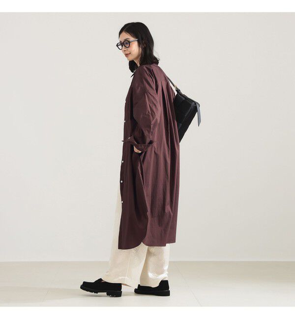 Demi-Luxe BEAMS 「タイプライター シャツ ワンピース」|ワンピース|