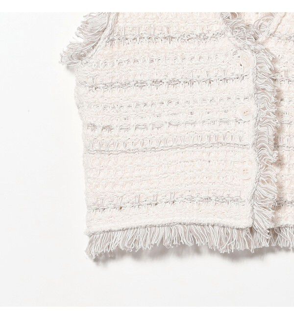 Ray BEAMS 「ツイード ニット ベスト」|ベスト・ジレ|