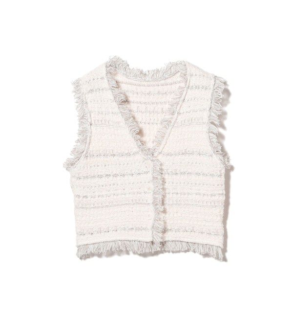 Ray BEAMS 「ツイード ニット ベスト」|ベスト・ジレ|