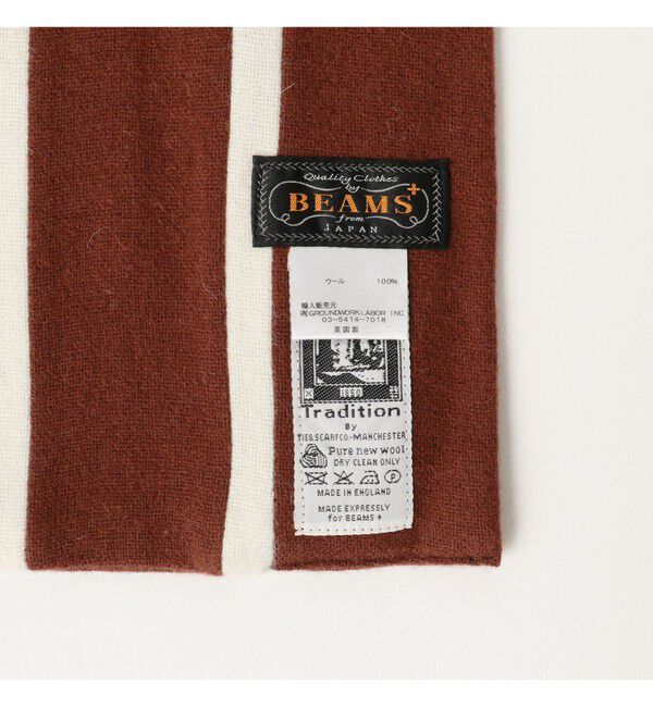 BEAMS PLUS「ENGLISH TRADITION &times; BEAMS PLUS / 別注 スクールマフラー」|マフラー|