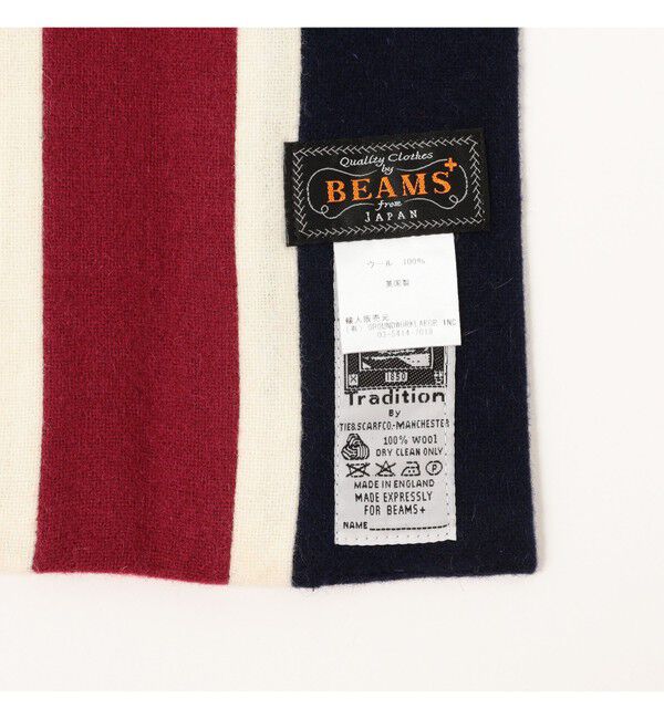 BEAMS PLUS「ENGLISH TRADITION &times; BEAMS PLUS / 別注 スクールマフラー」|マフラー|