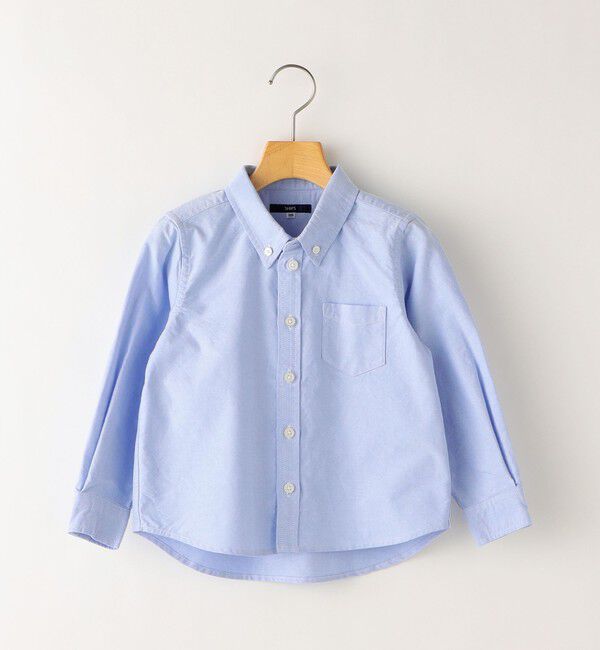 SHIPS KIDS「SHIPS KIDS:100～130cm / オックスフォード ボタンダウン シャツ」|シャツ・ブラウス|ライトブルー