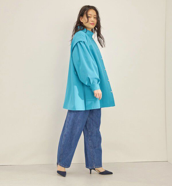 SHIPS for women「強撚 ギャバ スタンドカラー ハーフ コート ◇」|その他|