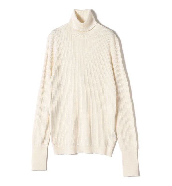 SHIPS for women「SHIPS Primary Navy Label:シルク カシミヤ タートルネック」|ニット・セーター|