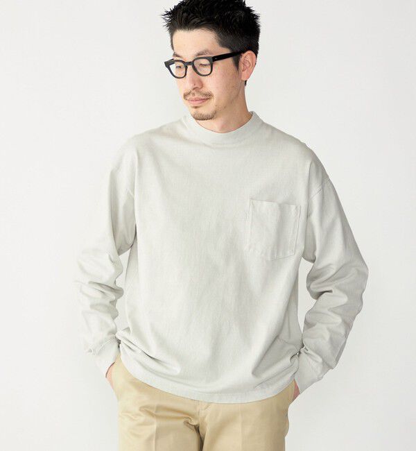 SHIPS「SHIPS: COTTON USA ポケット 長袖 Tシャツ ロンT」|Tシャツ・カットソー|