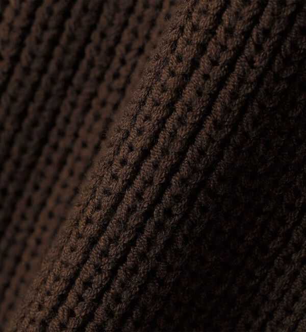 SHIPS any「SHIPS any:〈手洗い可能〉畦編み ドライバーズ Vネック ショート ジップ カーディガン◇」|カーディガン|