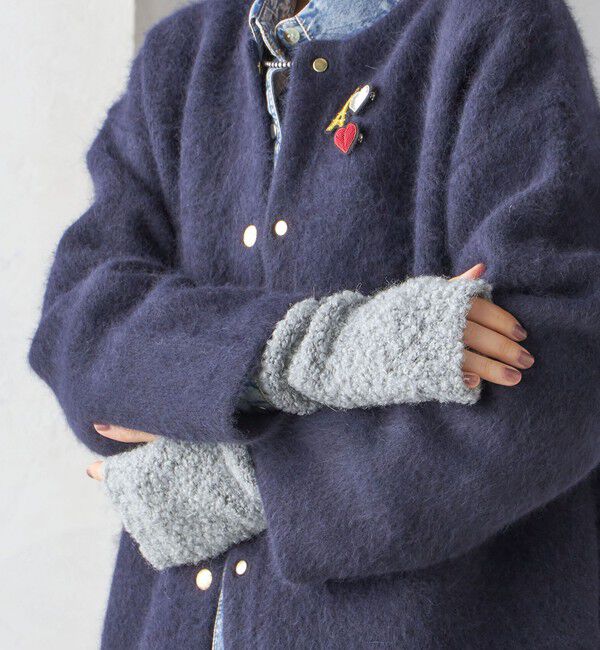 SHIPS for women「3WAY ブークレ グローブ」|手袋|