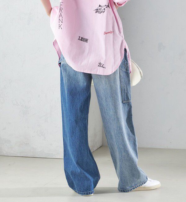 SHIPS for women「【SHIPS別注】WHITE FIELD:デニム ペインター パンツ」|デニム|